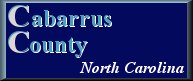 Seal of Cabarrus County NC